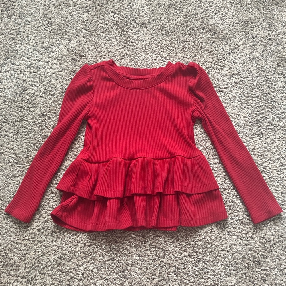 Little Sleepies red shirt